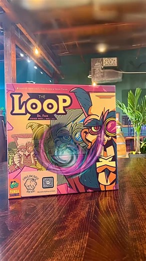 Time is breaking apart! Join Zach for Local Co-op game night to play The Loop! In this game you and your crew of agents must battle Dr. Faux, chase down clones, and repair the timeline before history unravels. With multiple scenarios and endless replayability, The Loop delivers retro-sci-fi fun that’s equal parts chaotic, clever, and collaborative. Gather your allies, shuffle up, and see if you can save time itself!⏳🌀 #BoardGameCafe #TheLoopGame #owlbearsrest #WestbrookMaine #maineevents #portl