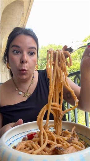 Summer pasta ☀️🍆🍅