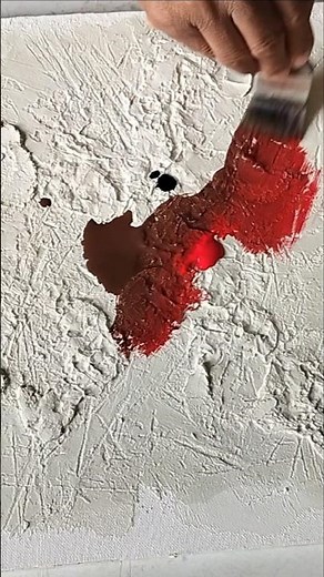 Textured Art: Bright Colorful Abstract Acrylics #shorts #paletteknifepainting