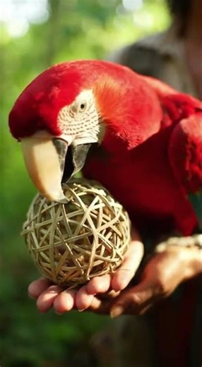 Six Moments with the Scarlet Macaw