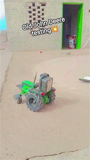 old John Deere testing 💪🏻🔥#models #tractor #farming