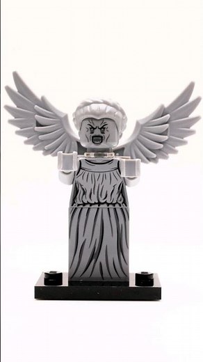 LEGO® Weeping Angel minifigure from Doctor Who #speedbuild #stopmotion