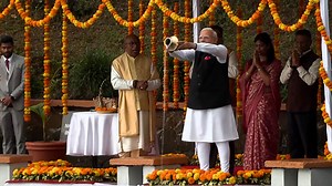 Visite officielle : Modi à Grand-Bassin | Defimedia.info