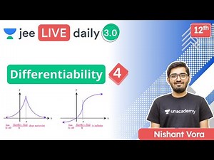 JEE: Differentiability L4 | Unacademy JEE | JEE Maths | Nishant Vora