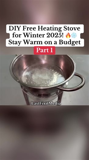 DIY Free Heating Stove for Budget Winter Warmth