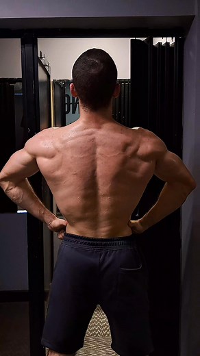 back double biceps pose #fitness #lifestyle #workout | Cap Mostafa Adel