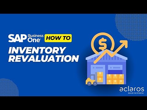 How to : Inventory Revaluation