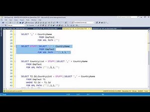 Understand about How to implement Row Concatenation using SQL Server Development