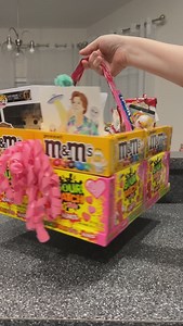 Lucia’s Valentine’s Day basket is “SNL’s Ms. Rafferty” themed this year! #valentines #valentinesday #giftideas #giftbaskets #snl #msrafferty #katemckinnon | The Super Mom Life