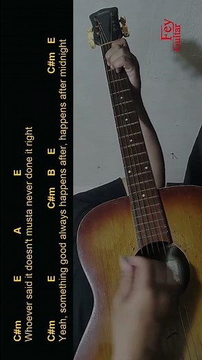 Nate Smith, Tyler Hubbard - After Midnight | Easy Guitar Chord & Lyrics cover #shorts