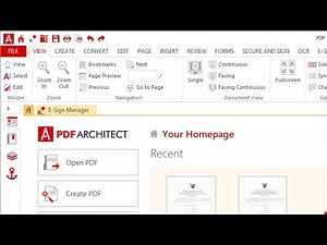 รีวิวการใช้งานโปรแกรม pdf architect เพื่อตัด หรือรวมเอกสาร pdf