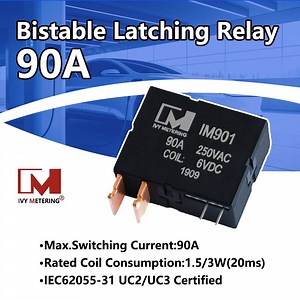 [Hot Item] CE IEC 6V 12V 24V 48V 90A 250VAC Bistable Latching Relay