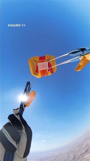 Smoothest Canopy Opening Ever! 🪂 Above The Earth