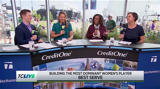 Does Elena Rybakina have the best serve in women's tennis right now? Our TC experts seem to think so 💭 #TCLive | Tennis Channel