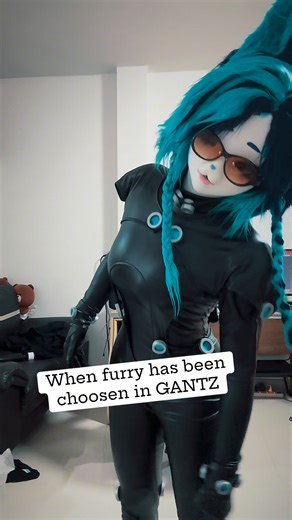 เมื่อ Furry ถูกเลือกใน Gantz #furry #fursuit #gantz #cosplay | TheAurorax