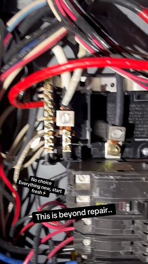 5.3K views · 1.2K reactions | Try to name everything you see wrong with this. How do these people sleep at night.. The importance of hiring experienced, licensed and insured contractors is crucial. In the Pewaukee area? We’ll get you taken care of. Residential and Commercial electrical where the safety of your electrical system comes first! #electrician #hack #ohno #help #electrical #fire #sparky #hazard #safety #residential #commercial #union #career | Trusted Electric | Facebook