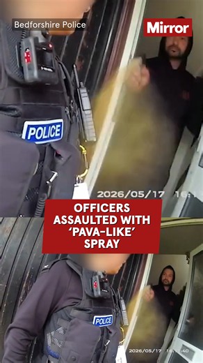 The terrifying attack isn’t uncommon for PCs, as almost 30 Bedfordshire Police officers are assaulted every month while on duty.