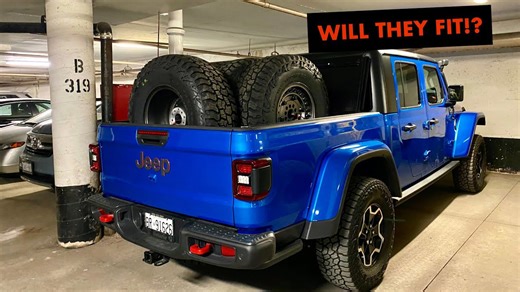 Fitting 37s on a Gladiator Rubicon With No Lift – Does It Actually Work?
