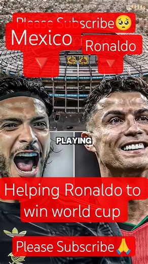 Mexico wants Cristiano to win the world cup #football #soccer#ronaldo #mexico #worldcup #cristiano