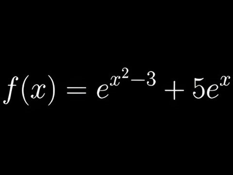 Chain Rule with Exponentials | A-Level Maths | Edexcel Worked Example