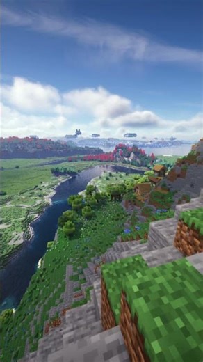 Minecraft Continuum Shader and Voxy mod is amazing!