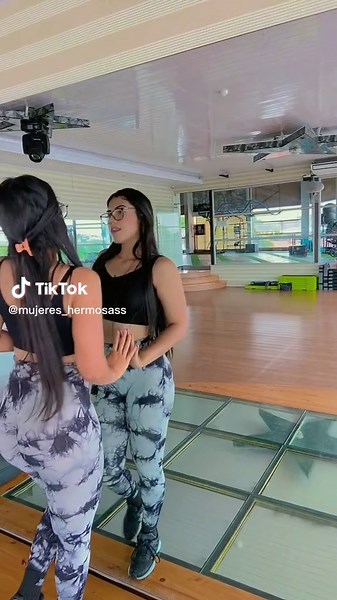 Dance Routine in Modern Studio: Fitness and Style