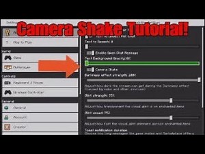 How To Use The Camerashake Command In Minecraft! #howto #tutorial #minecraft