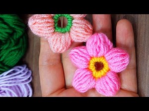 📌 How to crochet easy puff flower blanket afghan for beginners