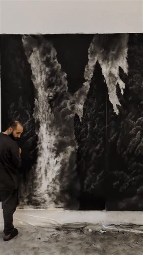 Beirut Art Center on Instagram: "Exhibition | 𝘴𝘭𝘰𝘸 𝘣𝘶𝘳𝘯 | Artist Highlight: Salah Missi “My name is Salah Missi. I initially studied in architecture, and later turned to fine arts, where I found an expanded field of expression, one that allows for a reading of place, of the country, and of the context in which we exist. My practice is primarily visual, operating at the intersection of drawing, painting, and printmaking. The work presented here engages with notions of place and spatial pr