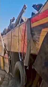 At Least 22 Killed in Horrific Bus Crash on Egypt’s Sinai Peninsula #shorts