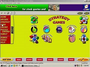 Classic eGames Galaxy Of Games Gold Edition Demonstration