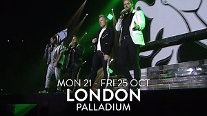 Don't miss your chance to catch one of the final ever shows from pop royalty BOYZONE. Get tickets here: https://lwtheatres.co.uk/whats-on/boyzone/ | The London Palladium