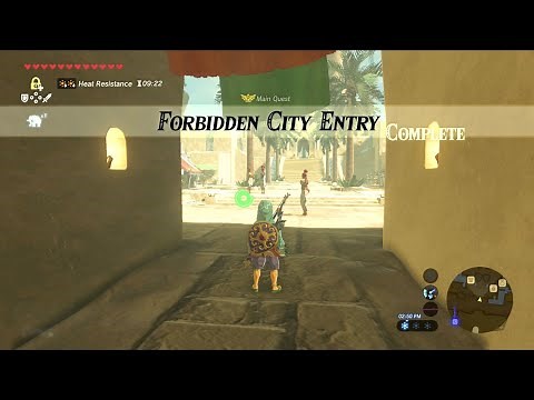 Forbidden City Entry Quest | How To Get In Gerudo Town | Zelda Breath of The Wild