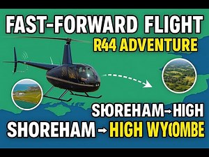 Fast-Forward R44 Adventure: Shoreham to High Wycombe