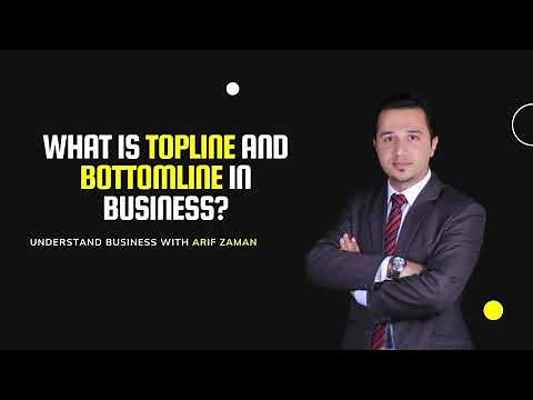 What is Topline and Bottom-line in business?