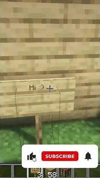 How to make a sign in Minecraft FAST