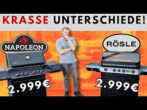 This grill wins! NAPOLEON vs. RÖSLE - Gas grills tested