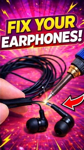 Don’t Buy New Earphones! ₹0 Repair 😳 Fix Broken Earphones in 60 Seconds 😱