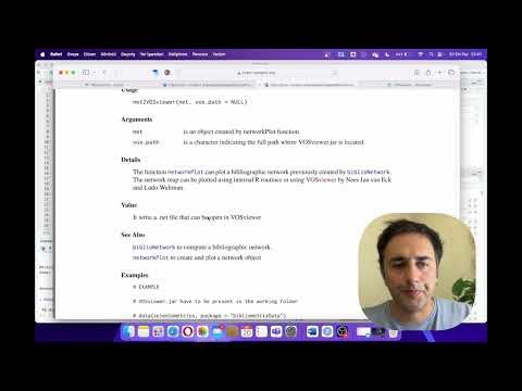 Birleştirilmiş Verilerle Vosviewer'da Analiz - Bibliometrix üzerinden Vosviewer Görselleştirmeleri