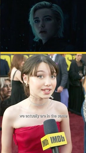 #VioletMcGraw talks bonding with #FlorencePugh for her role as young #Yelena. #Shorts