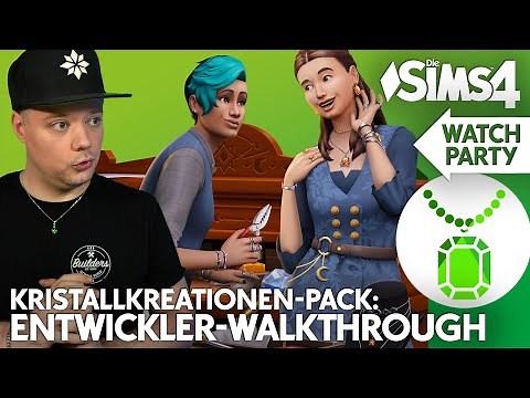 Watch Party + LIVE Talk: Die Entwickler zeigen das neue Pack! Die Sims 4 Kristallkreationen
