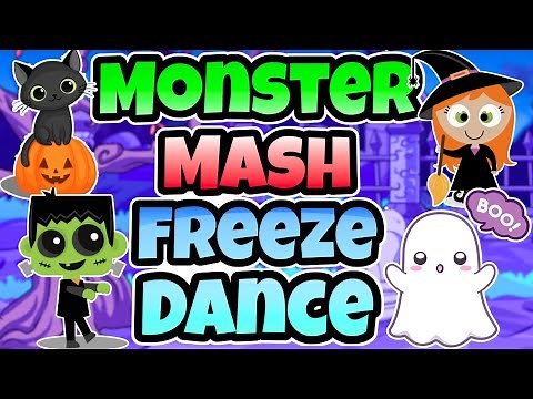 👻 Monster Mash 👻 Freeze Dance | Brain Break | GoNoodle Inspired | Just Dance