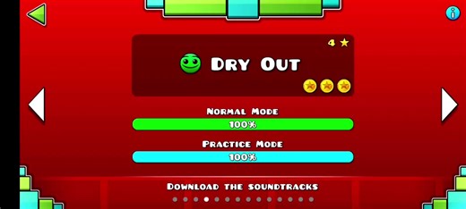 Level 4 Geometry dash (Alle coins)