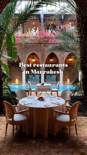Łukasz & Kasia on Instagram: "The best restaurants in Marrakech ⤵️ 1. La Table at the La Sultana hotel (food, service, setting 11/10). 2. El Fenn Restaurant & Rooftop Bar at the El Fenn hotel (raspberry virgin mojito 100/10). 3. Le Jardin (must book in advance, delicious briouates). 4. DarDar Rooftop (the most famous place for sunset, book well in advance). Other places we visited and recommend: 5. Limoni (delicious pizza). 6. La Pergola (great views of Marrakesh and the Atlas Mountains). 7. Nom