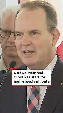 Ottawa-Montreal chosen as start for high-speed rail route