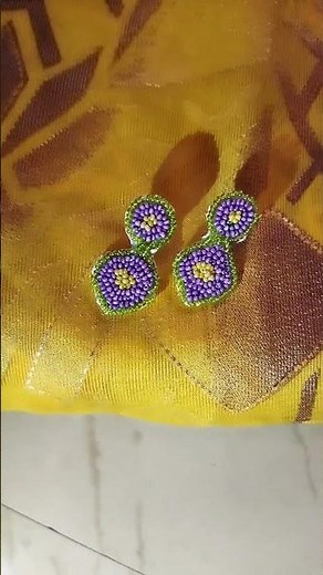 DIY Seed Bead Flower Earrings: Easy Beginner Tutorial 🌸
