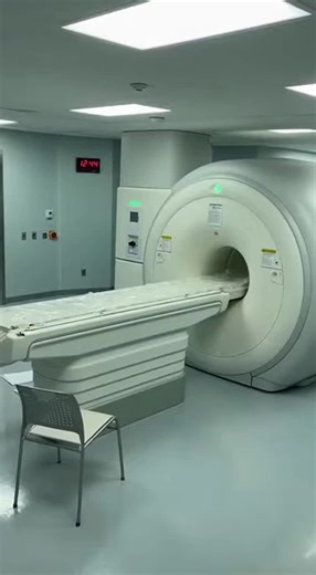 A calm MRI room turns chaotic as a metal chair is violently ripped toward the activated magnet. The unexpected force shocks everyone watching the security footage.