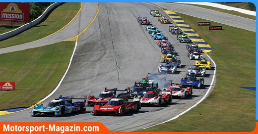 IMSA Road Atlanta: Ferrari-Fahrer nach heftigem Massen-Crash im Krankenhaus