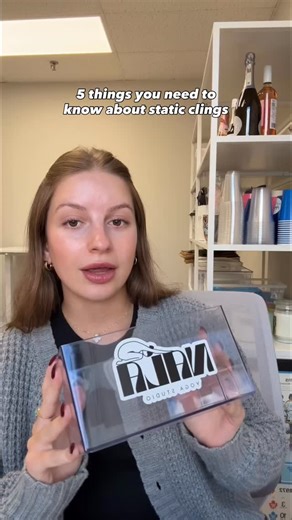 Static clings made simple — everything you need to know🪟 #staticclings #smallbusiness #stickerbeat #printdesign | Stickerbeat