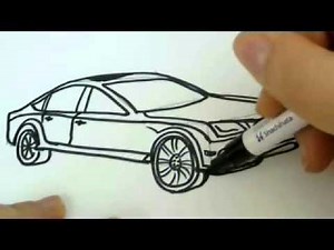Drawing Of A Car Tutorial